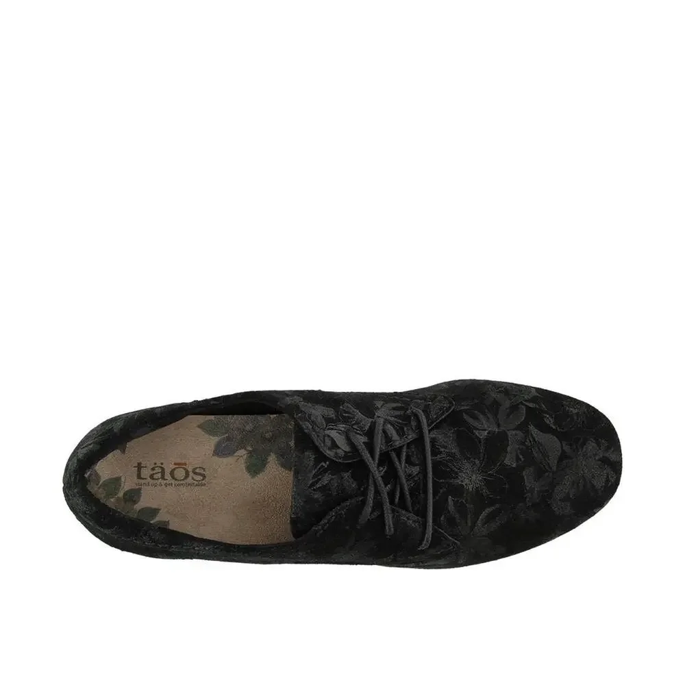 TAOS COBBLER BLACK PRINTED SUEDE 6